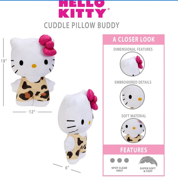 Hello Kitty Plush Pillow Buddy - Picture 4 of 7